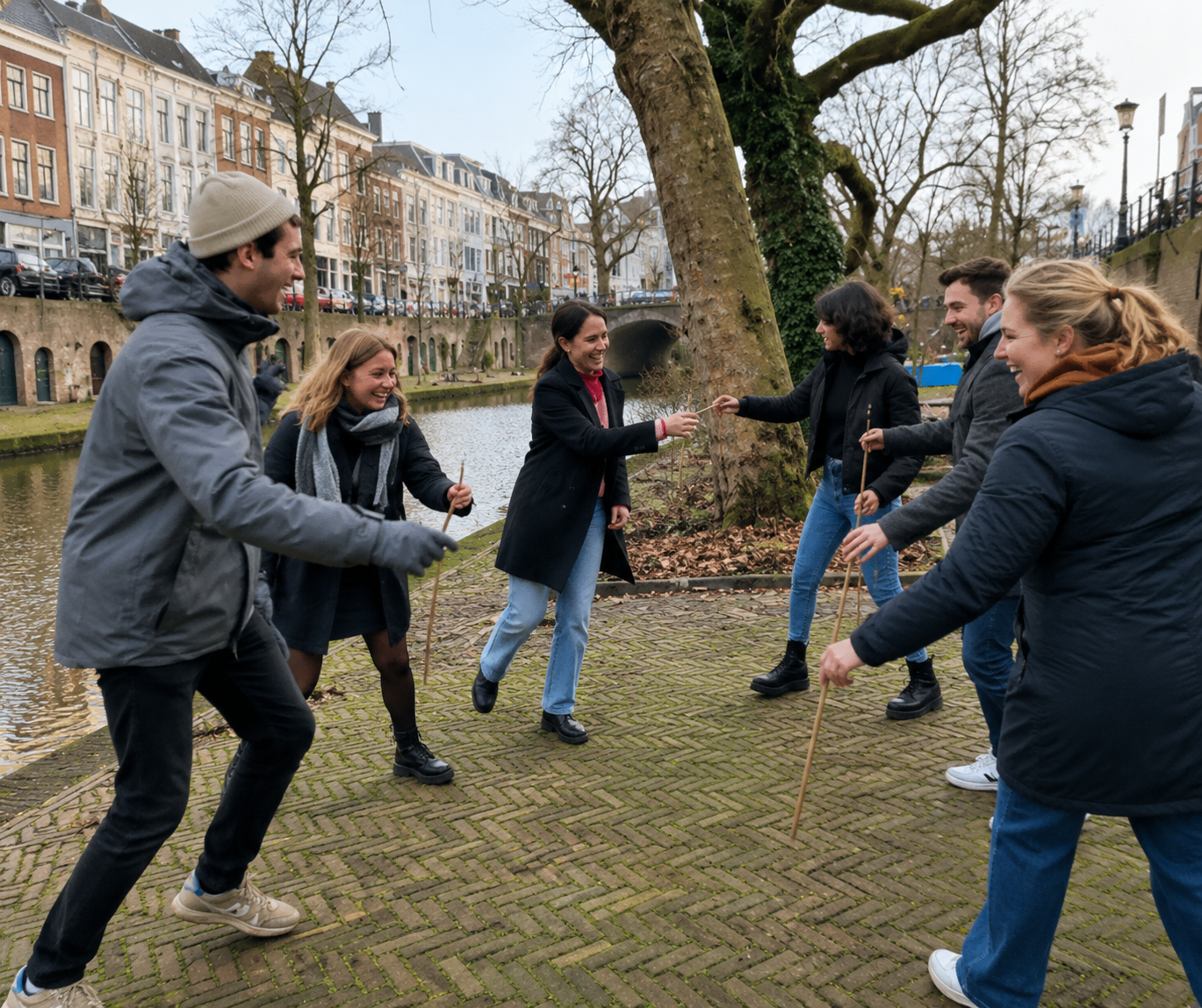 Teambuilding activiteit maak de cirkel groter