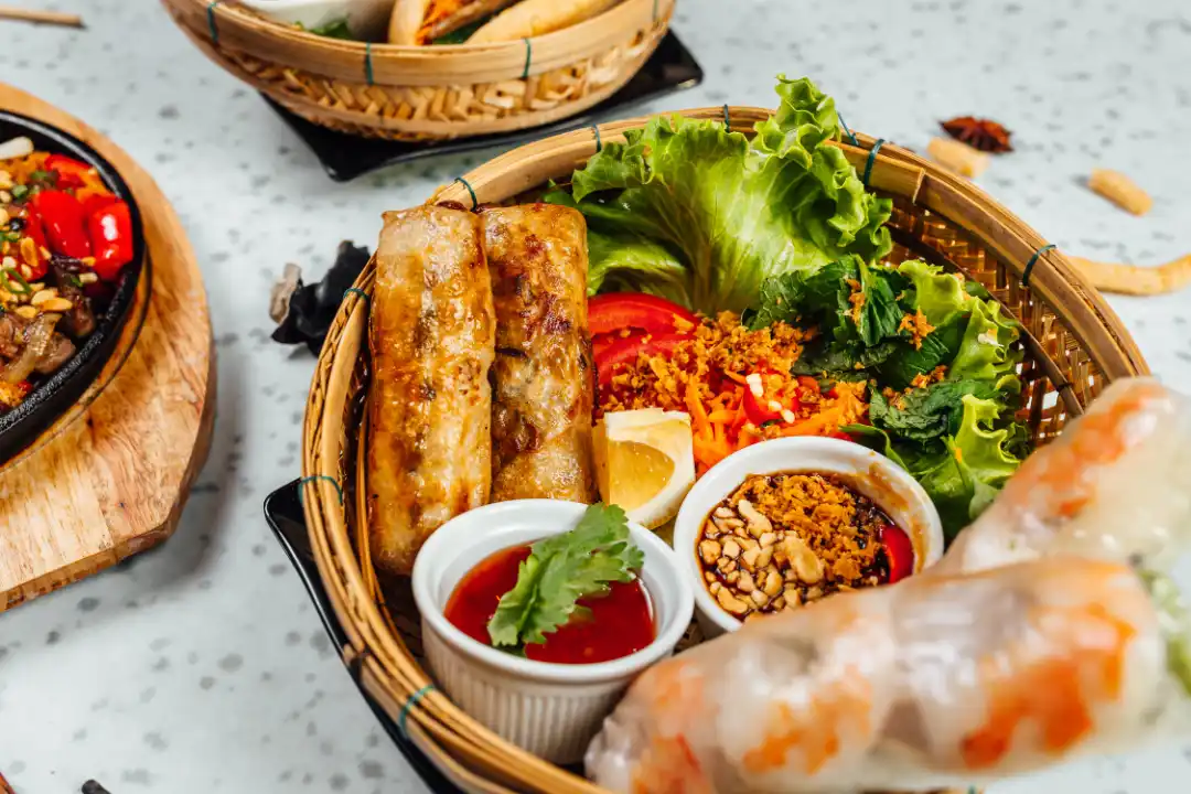 Vietnamese catering bij vergaderlocatie panta rhei